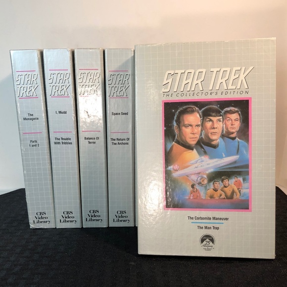 Lot 7 Star Trek VHS tapes CBS video - Picture 1 of 16